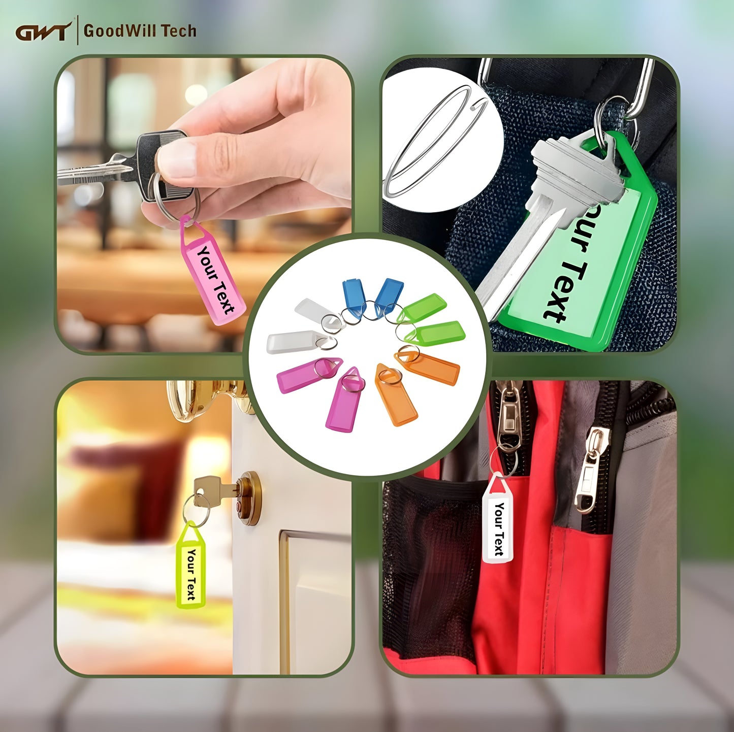 Keychain :home ,office pack of 20 pcs