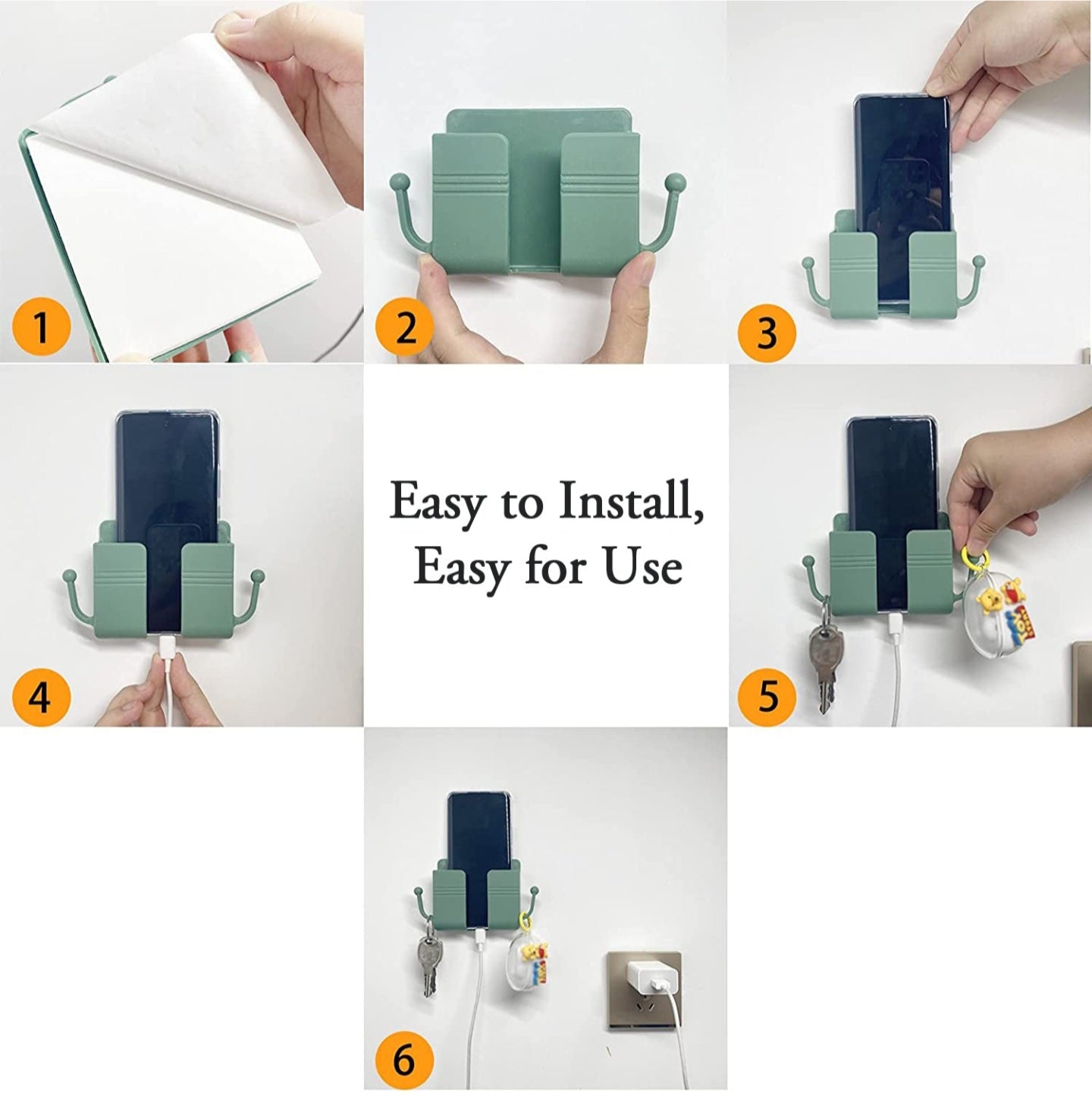 Easy reach wall pocket