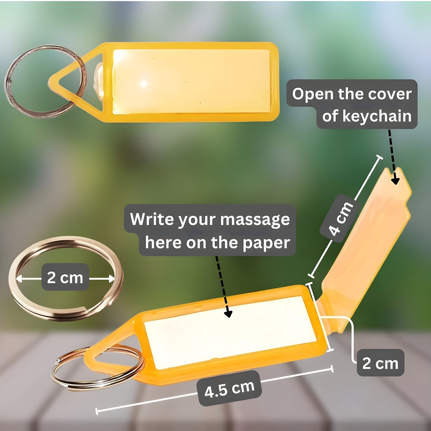 Keychain :home ,office pack of 20 pcs